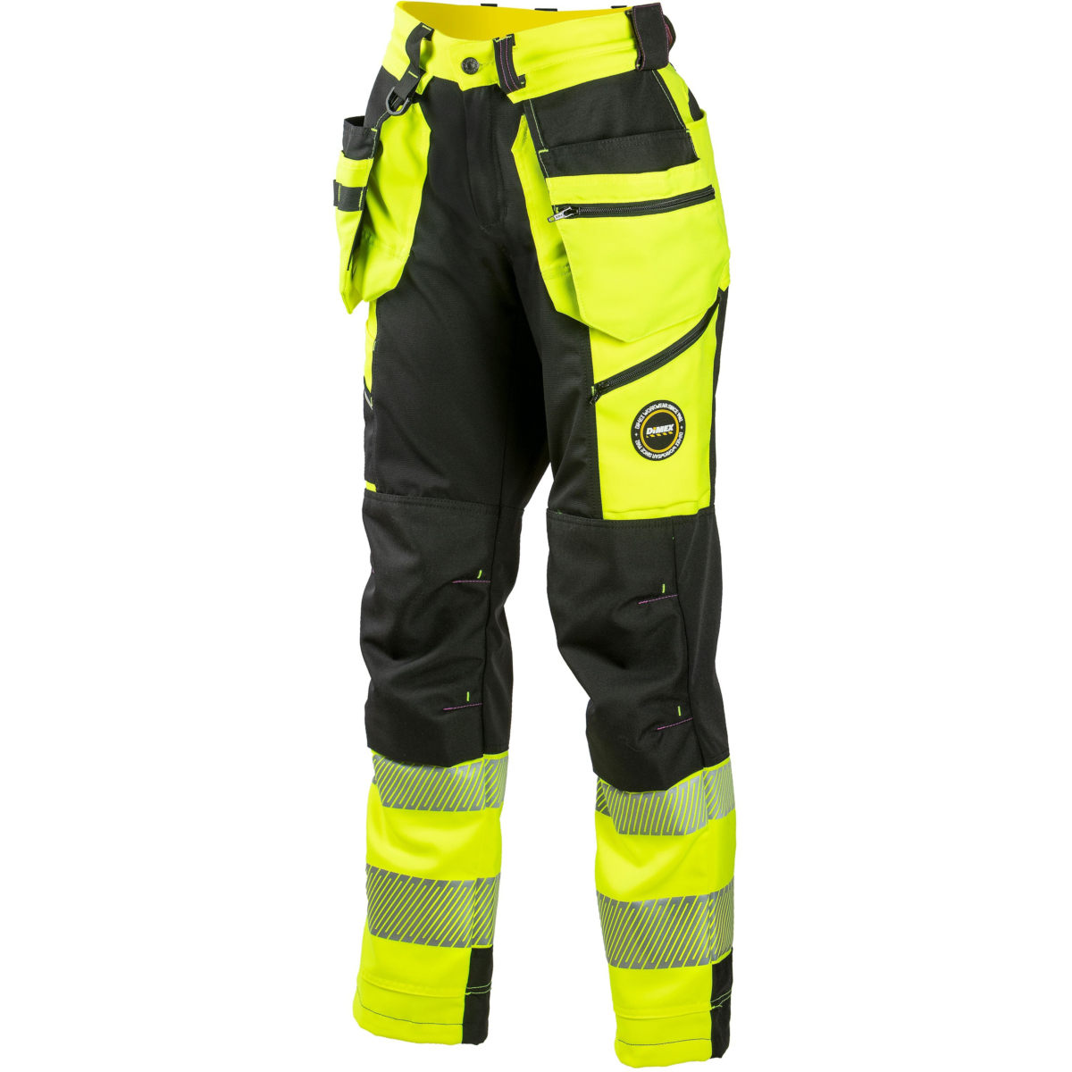 Spodnie damskie superstretch z kieszeniami wiszącymi 6098