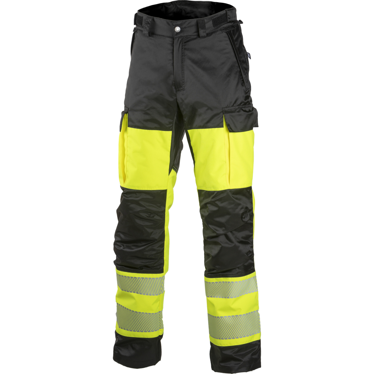 6157Y Safety winter shell pants white-yellow