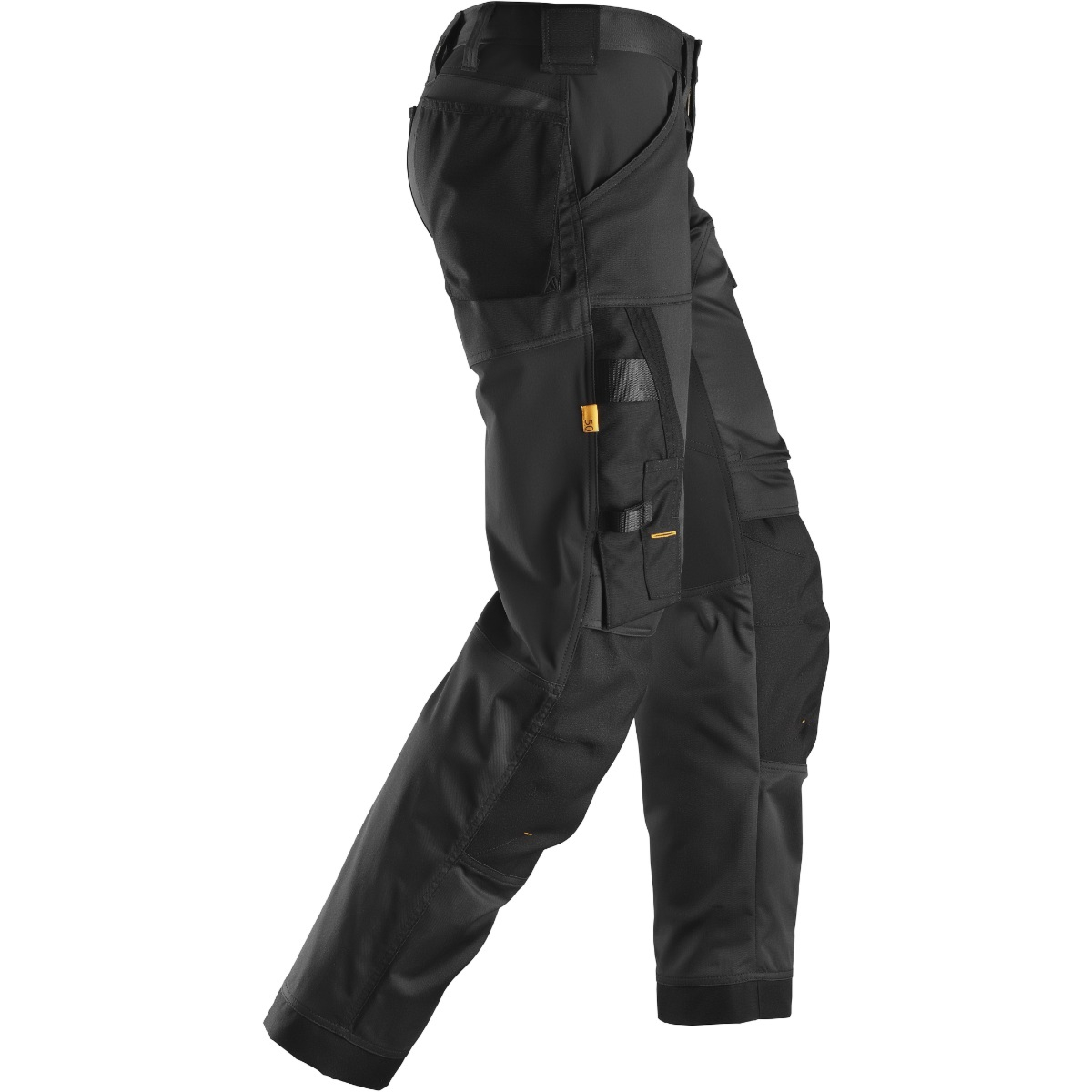 Spodnie robocze o luźnym kroju i rozciągliwym kroju