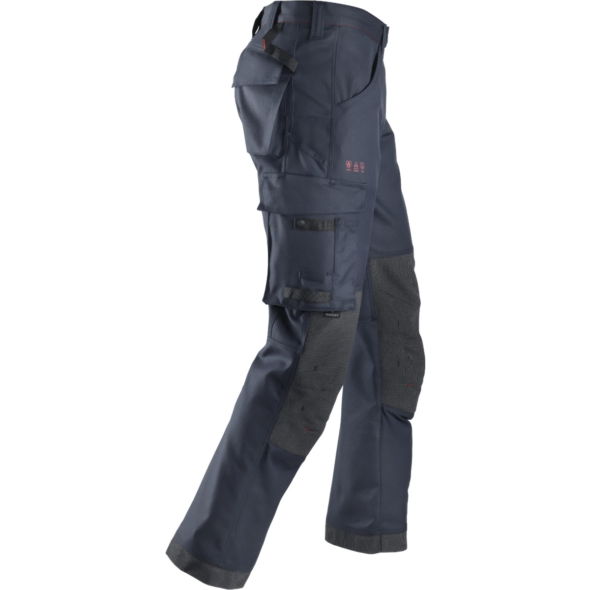 Spodnie robocze z kieszeniami na równej nogawce