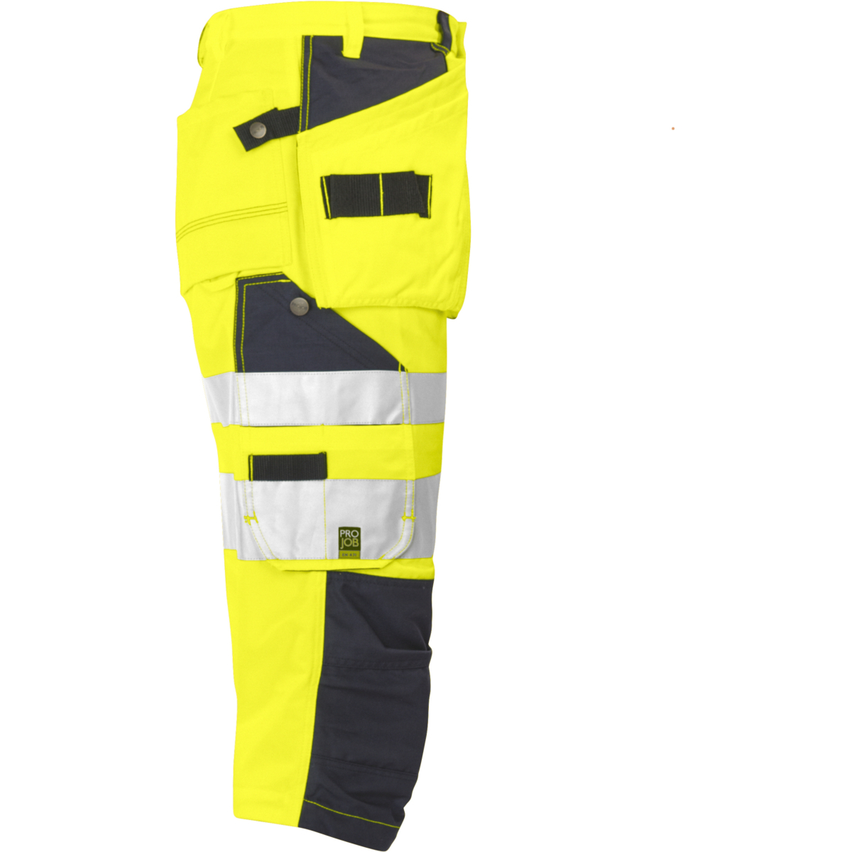 6510 Spodnie pirackie En Iso 20471 Klasa 2