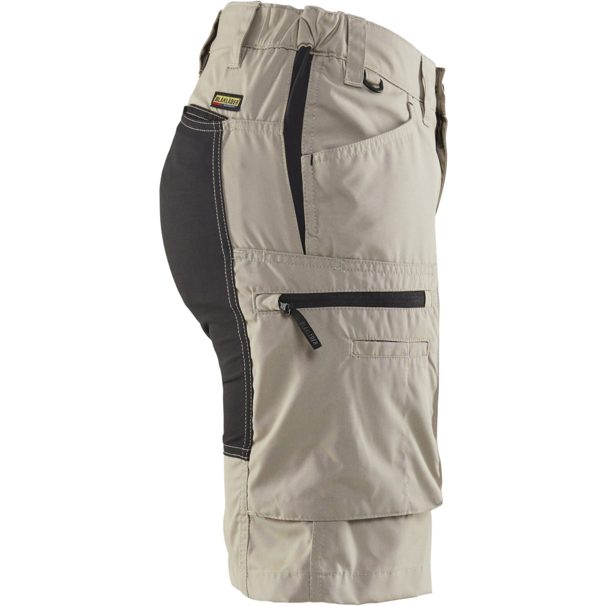 Damskie spodenki służbowe z rozciągliwością