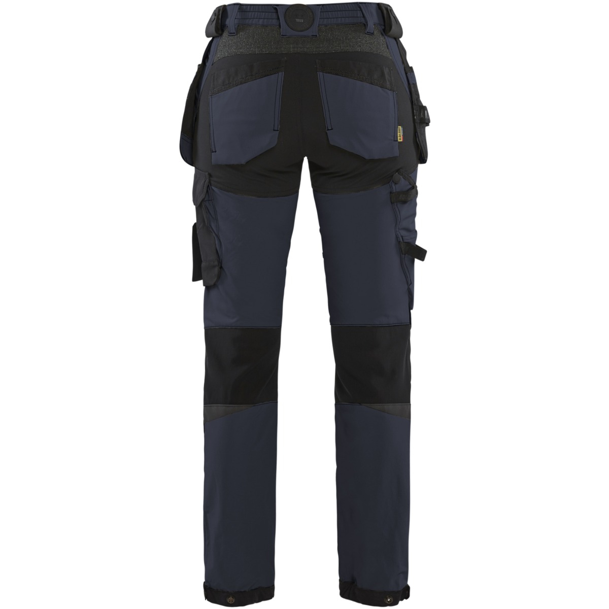 Damskie spodnie rzemieślnicze z rozciągliwego materiału w 4 kierunkach