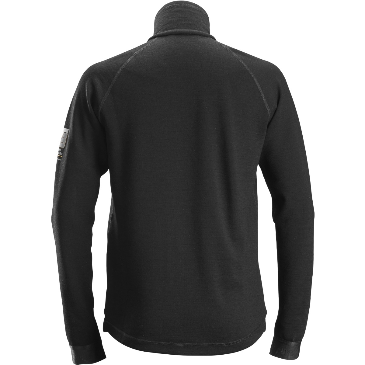 Kurtka z wełny z zamkiem błyskawicznym na całej długości