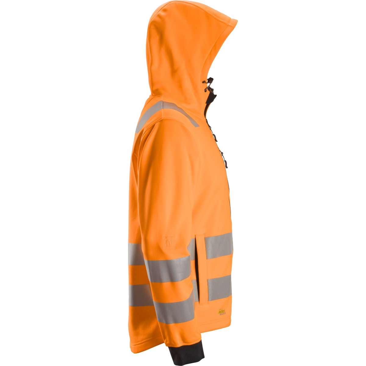 Bluza z kapturem High-Vis zapinana na suwak, klasa 2/3