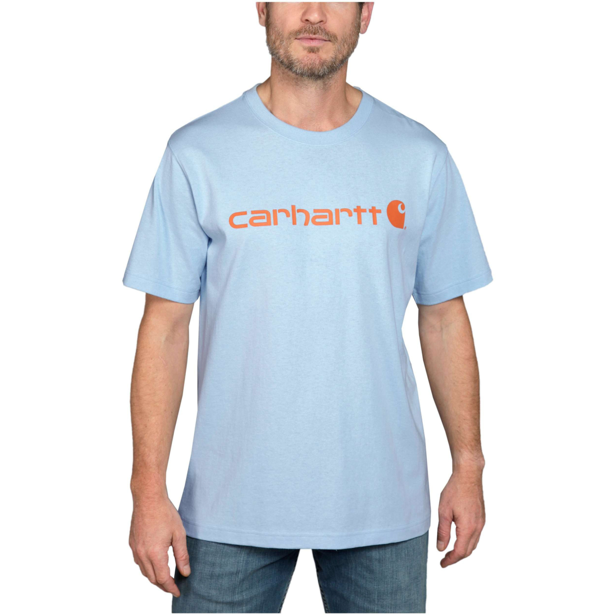 Luźny krój, gruba koszulka z krótkim rękawem i logo graficznym