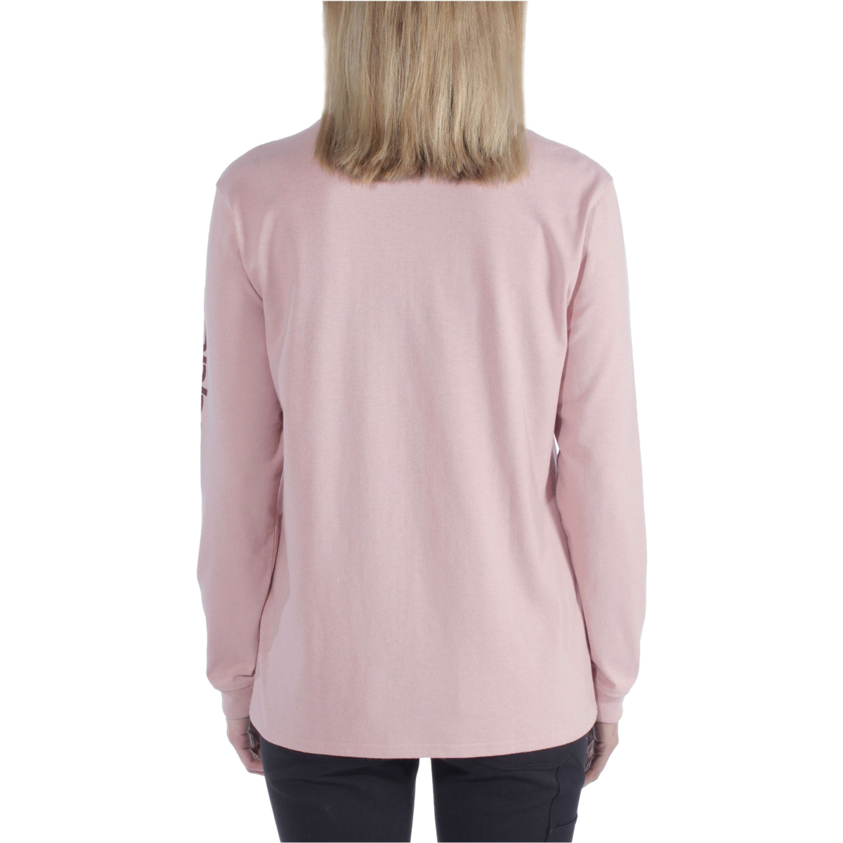 Luźny, ciężki, długi rękaw z nadrukiem logo na rękawie