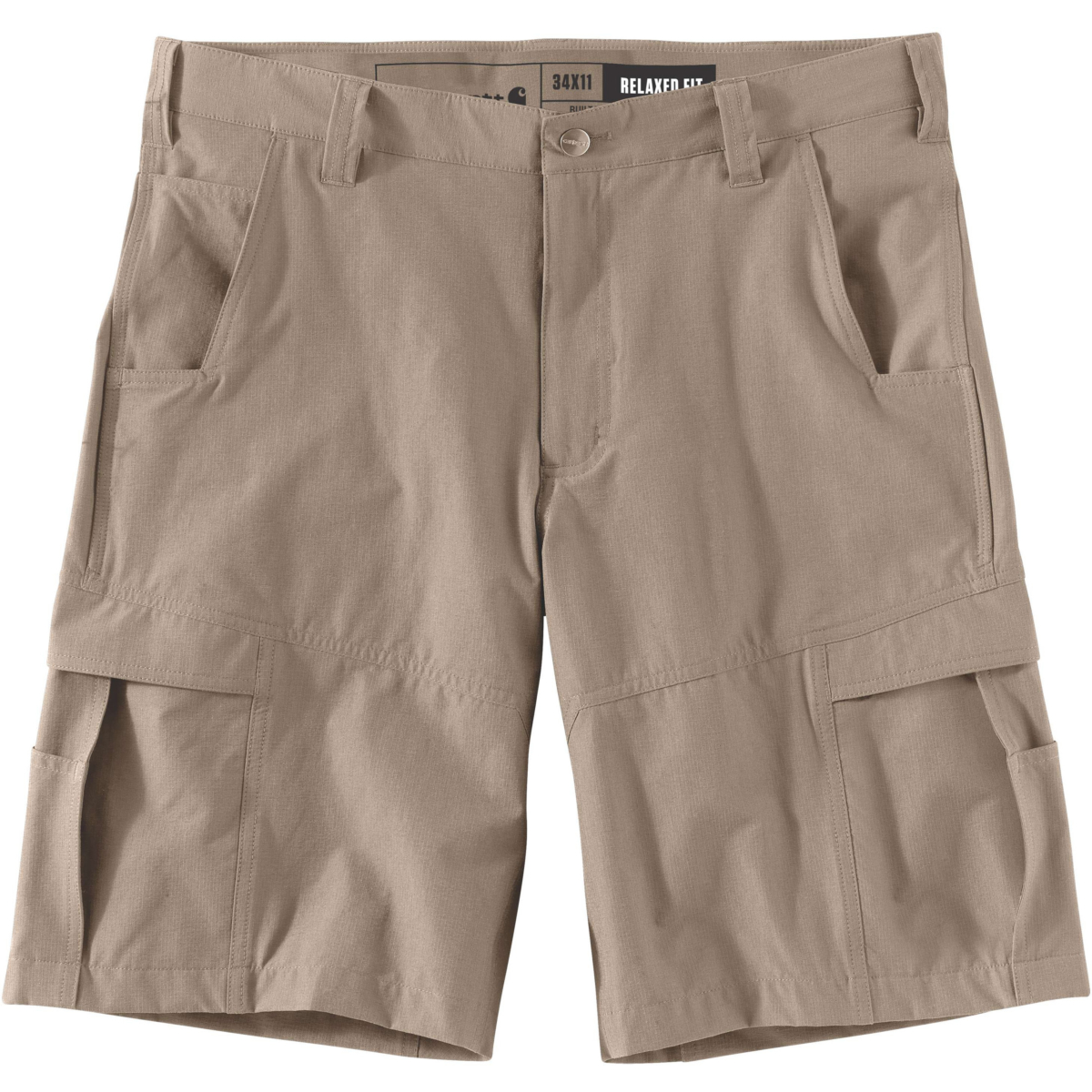 Lekkie, luźne spodenki robocze typu ripstop z materiału Force relaxed fit