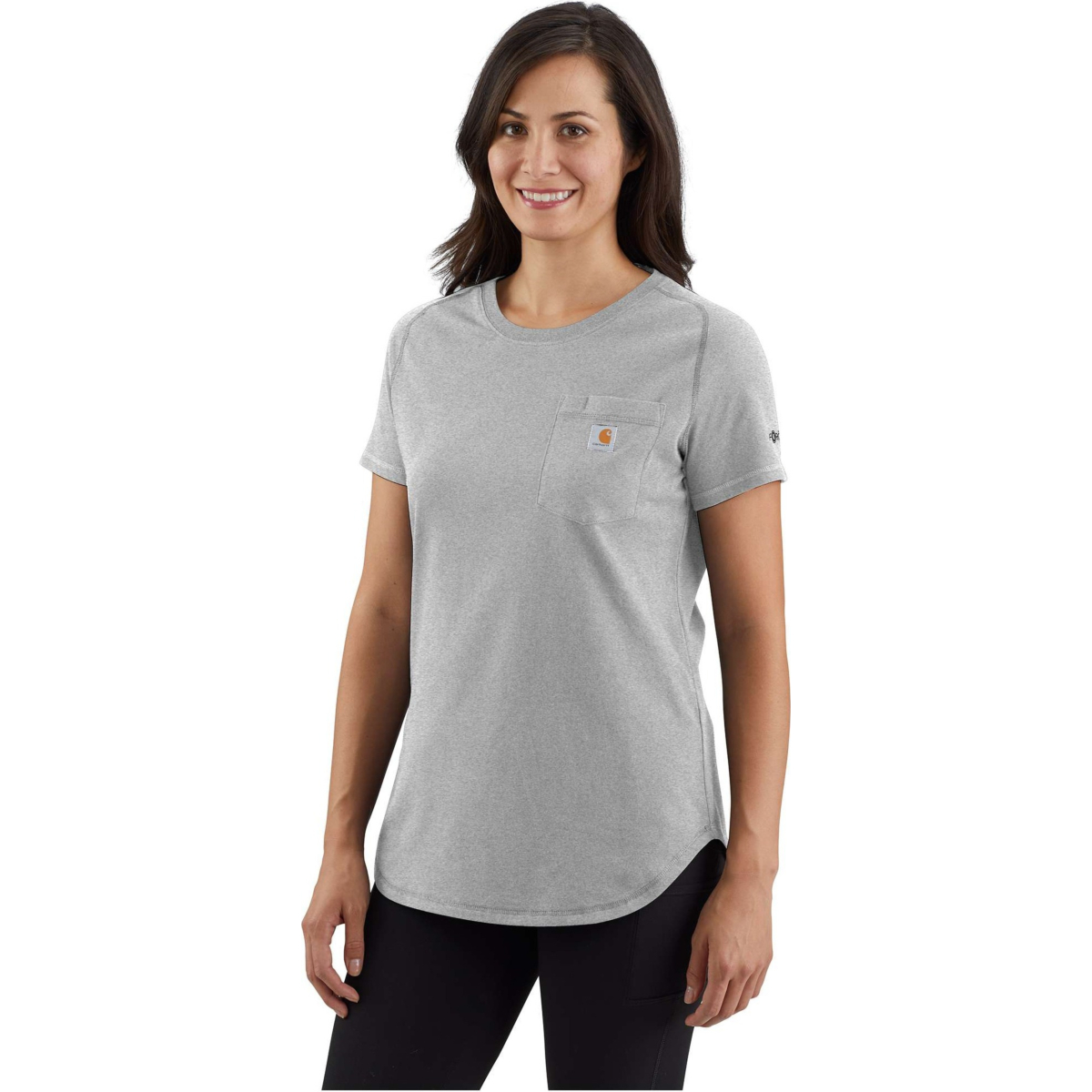 Carhartt Force™ Relaxed Fit Midweight T-shirt z kieszenią