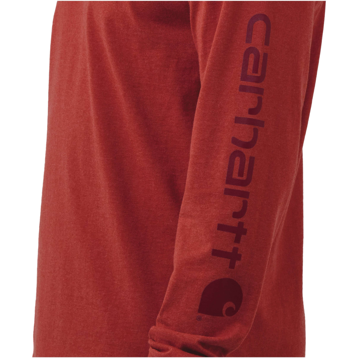 Luźny krój, gruba, długa koszulka z nadrukiem logo na rękawie