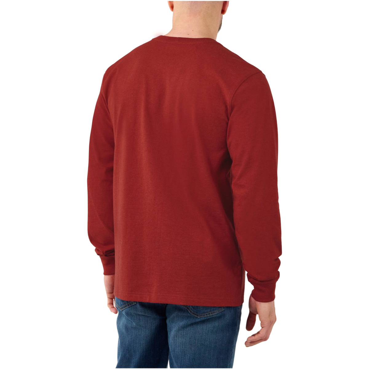 Luźny krój, gruba, długa koszulka z nadrukiem logo na rękawie