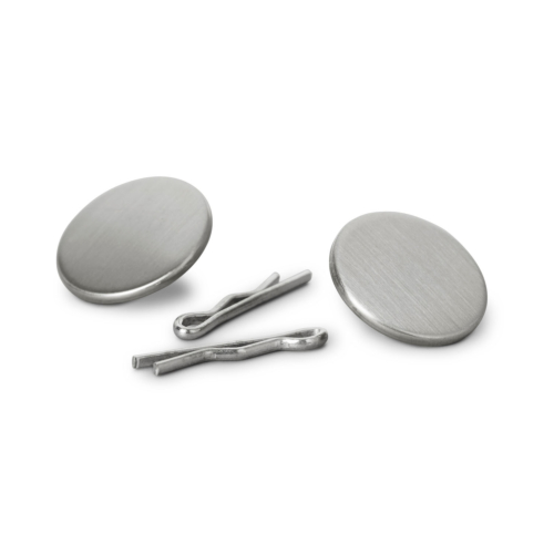 Guziki metalowe z klipsami