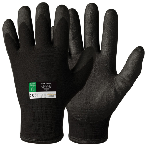 Rękawice montażowe zimowe Black Diamond, z atestem Oeko-Tex® 100, 12 par