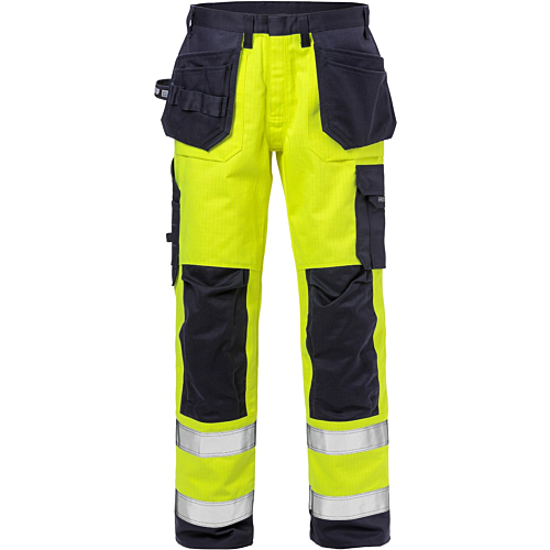 Spodnie robocze Flame High Vis dla rzemieślników klasa 2 2584 FLAM
