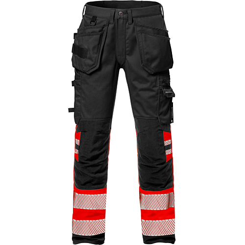 Spodnie robocze stretchowe High Vis dla rzemieślników klasa 1 2706 PLU