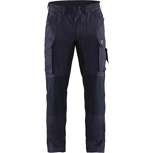 Spodnie z materiału trudnopalnego i stretchem