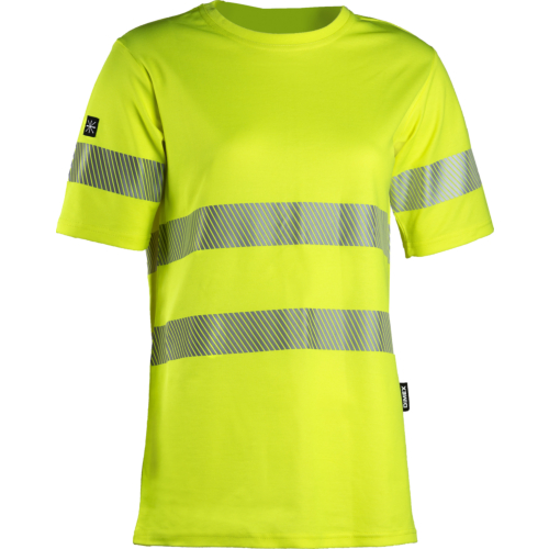 4481 Women's safety t-shirt, hi-vis yellow