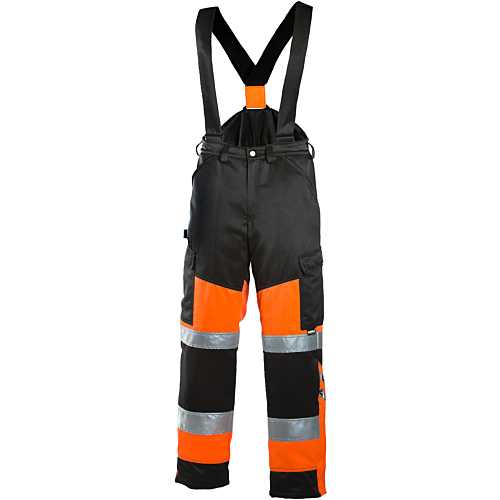 Spodnie zimowe z szelkami 6022