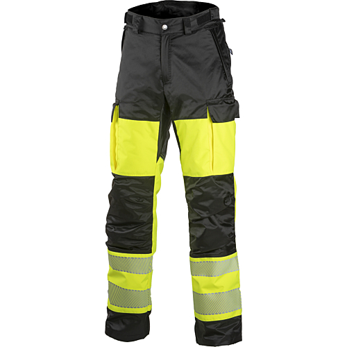 6157Y Safety winter shell pants white-yellow