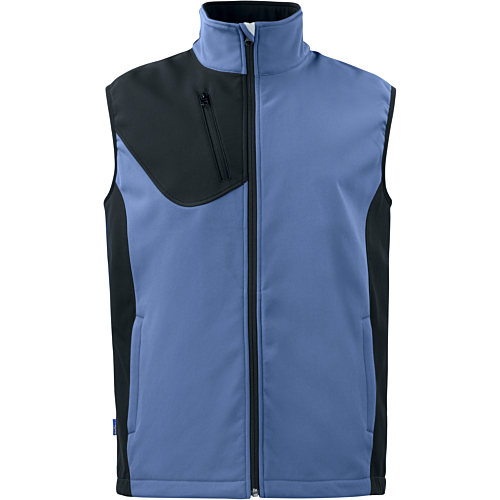 3702 Softshell Vest-Light Blue-XS